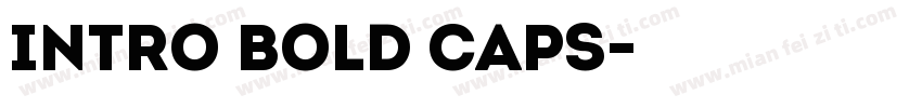 Intro Bold Caps字体转换